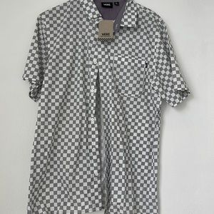 Vans - NWT checkered blouse